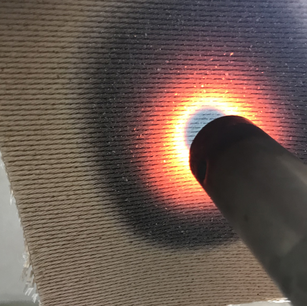 Mit Vermiculit beschichtetes Glasfasergewebe