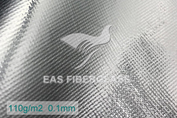 Aluminiumfolie-Glasgewebe für reflektierende Verkleidung