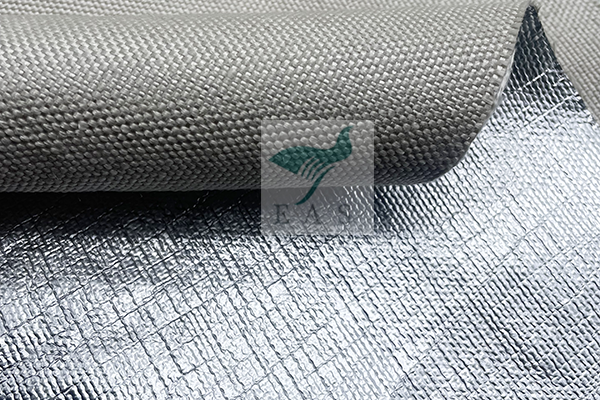 Mit Aluminiumfolie laminiertes Fiberglasgewebe mit Silikonkleber
